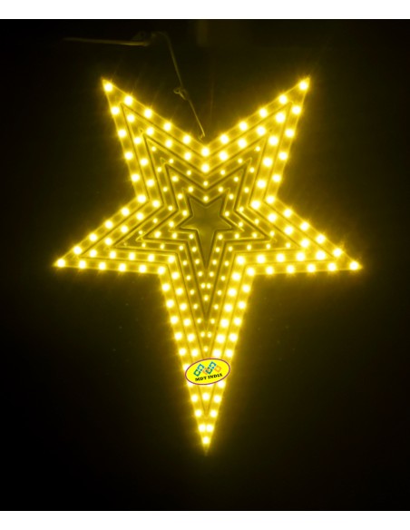 Christmas LED Star CRUX-5C-YELLOW (Star Only)