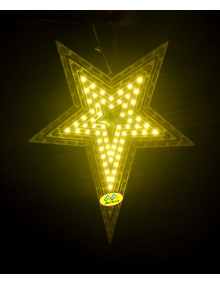 Christmas LED Star CRUX-5C-YELLOW (Star Only)