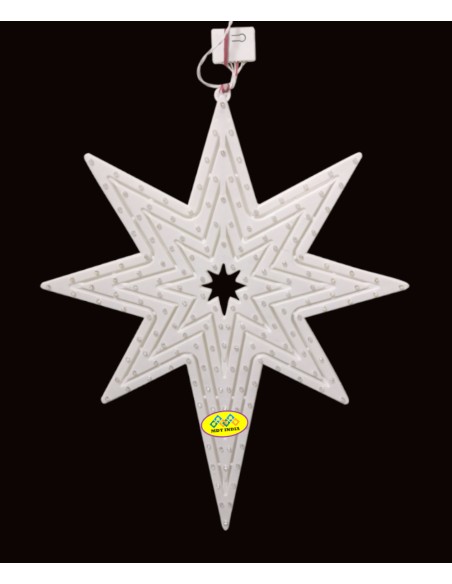 LED Christmas Star ELECTRA-8C-MC  (Package: Star + Wire + Plug + Tape)