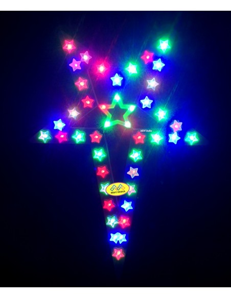 LED Christmas Star JASMIN-5C   (Package: Star + Wire + Plug + Tape)