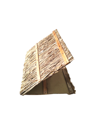 Foldable wooden Holy Crib with Hay Roof Foldable wooden Holy Crib with Hay Roof