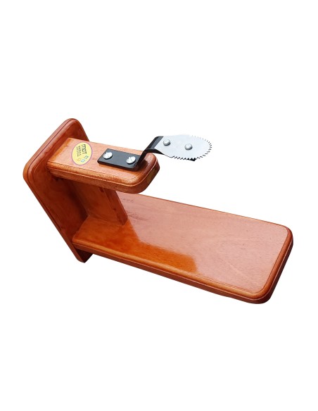 Table Top Polished Mahagony Coconut Scraper