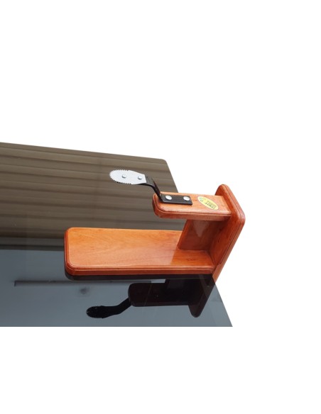 Table Top Polished Mahagony Coconut Scraper