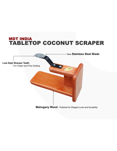 Table Top Polished Mahagony Coconut... Table Top Polished Mahagony Coconut...