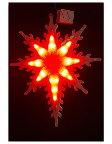 LED Star Taurus-8C  (RED-White)... LED Star Taurus-8C  (RED-White)...