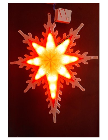 LED Star Taurus-8C  (RED-White)... LED Star Taurus-8C  (RED-White)...