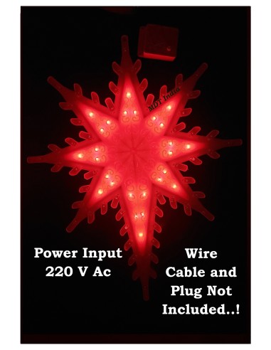 LED Star Taurus-8C  (RED-White)... LED Star Taurus-8C  (RED-White)...