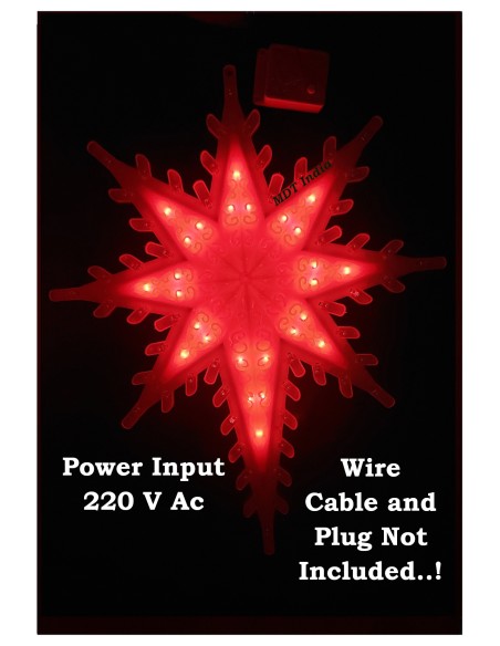 LED Star Taurus-8C  (RED-White) Package - Star Only