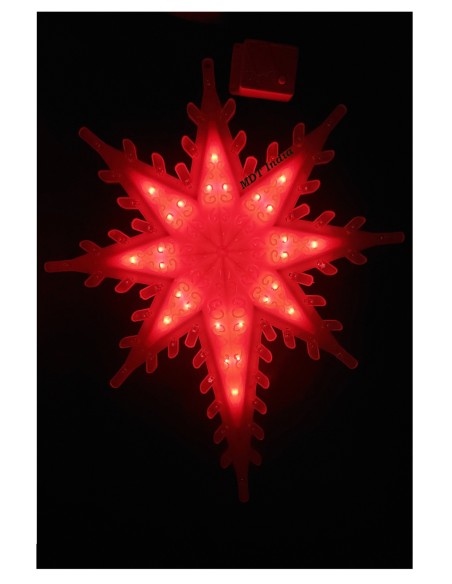 LED Star Taurus-8C  (RED-White) Package - Star Only