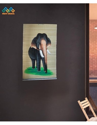 Handcrafted Elephant Painting Wall Hanging Painting Art