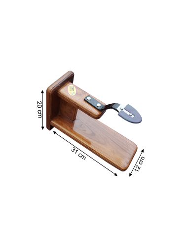 POLISHED TEAKWOOD TABLETOP COCONUT... POLISHED TEAKWOOD TABLETOP COCONUT...