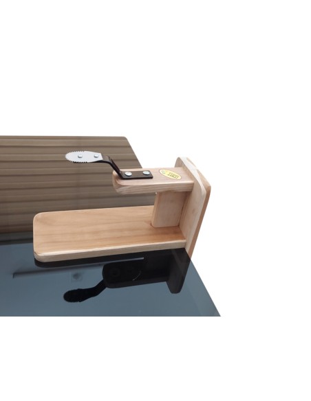 Real Teak Wood Table Top Coconut Scraper