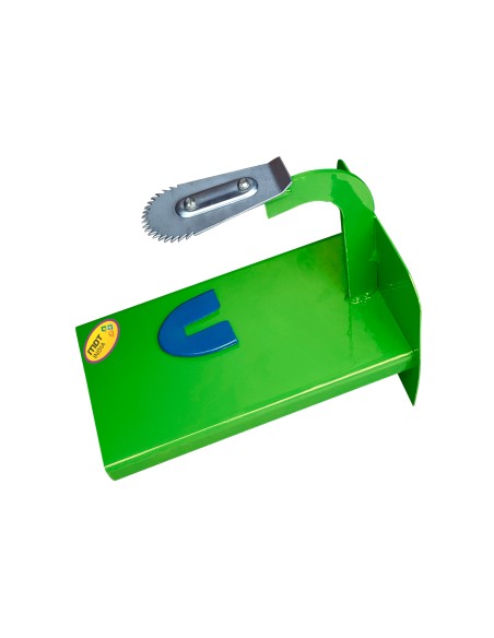 High Neck Metal Table Top Coconut Scraper (Green)