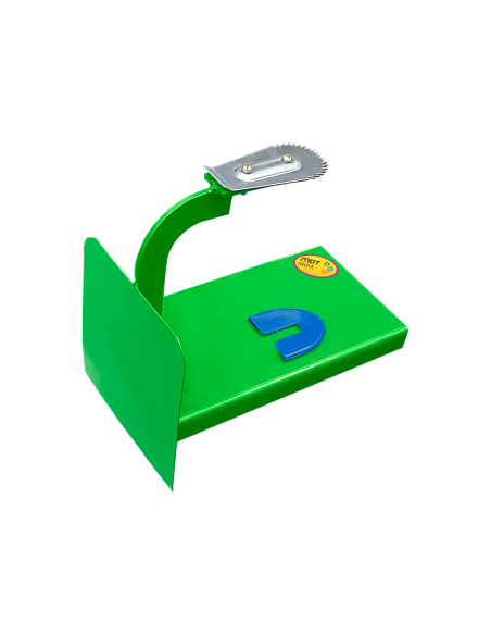 High Neck Metal Table Top Coconut Scraper (Green)