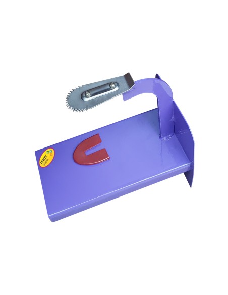 High Neck Metal Table Top Coconut Scraper (Purple)