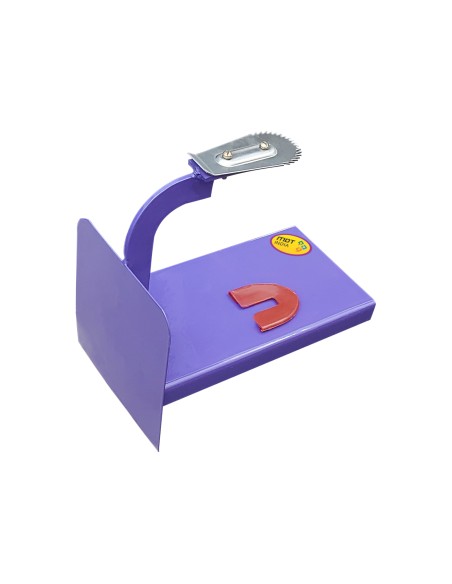 High Neck Metal Table Top Coconut Scraper (Purple)