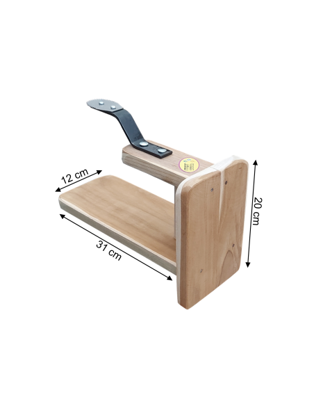 Real Teak Wood Table Top Coconut Scraper