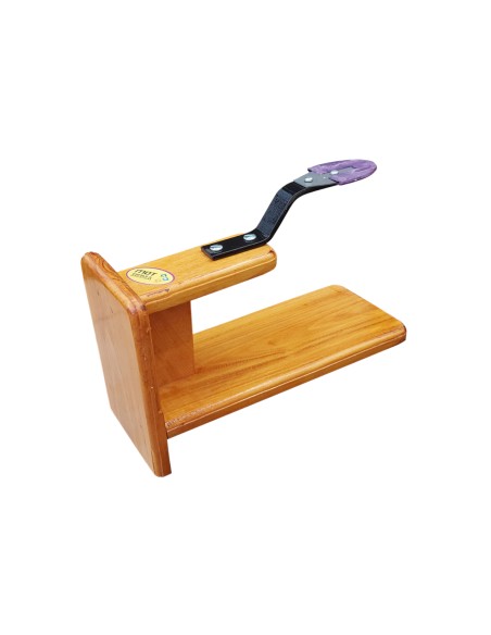 POLISHED JACKWOOD TABLETOP COCONUT SCRAPER