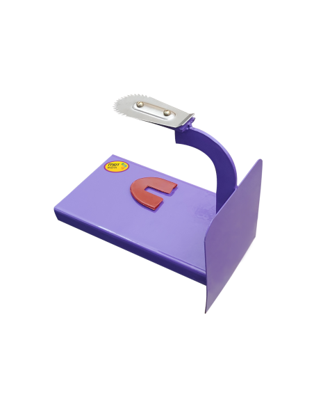 High Neck Metal Table Top  Coconut Scraper - Purple