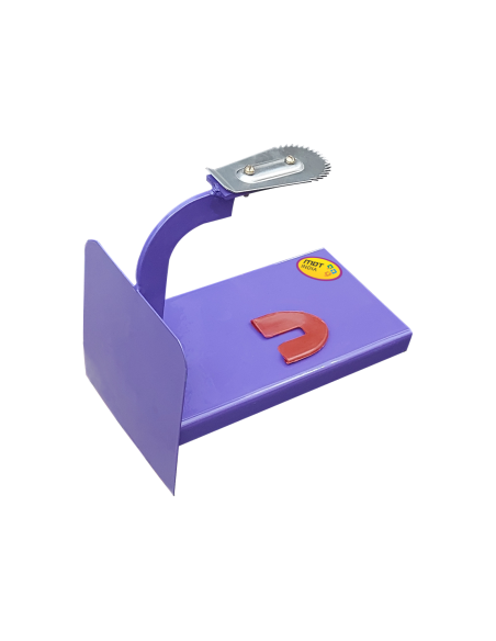 High Neck Metal Table Top  Coconut Scraper - Purple